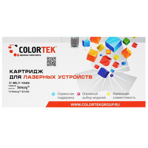 Купить Картридж лазерный Colortek MLT-D109S черный  5367088. Характеристики, отзывы и цены в Донецке