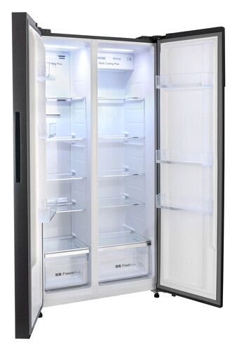 Купить Холодильник Side by Side   Nordfrost RFS 525DX NFXd серый  9069204. Характеристики, отзывы и цены в Донецке