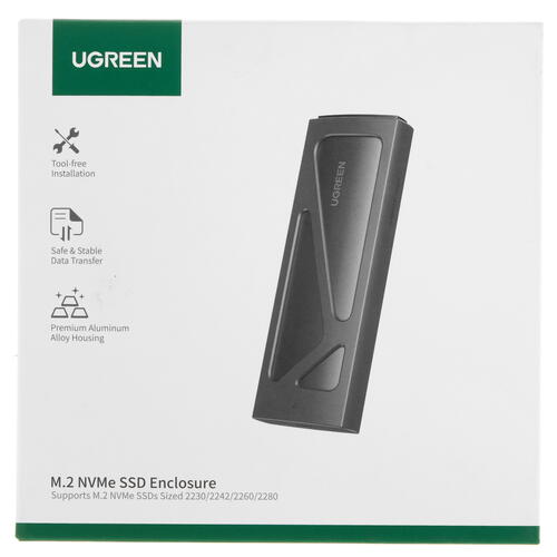 Купить M.2 Внешний бокс Ugreen CM578  5408799. Характеристики, отзывы и цены в Донецке