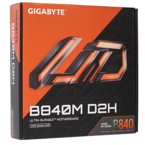 Купить Материнская плата GIGABYTE B840M D2H  5622574. Характеристики, отзывы и цены в Донецке