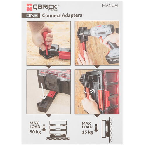 Купить Крепление для ящика Qbrick System ONE Connect Adapters  9010723. Характеристики, отзывы и цены в Донецке