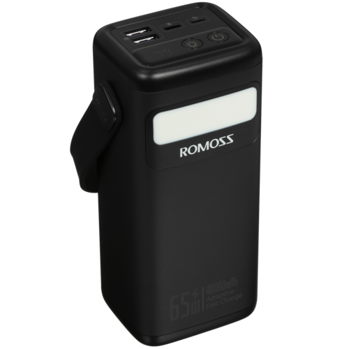 Купить Портативный аккумулятор Romoss PMT40 Pro черный  5476329. Характеристики, отзывы и цены в Донецке