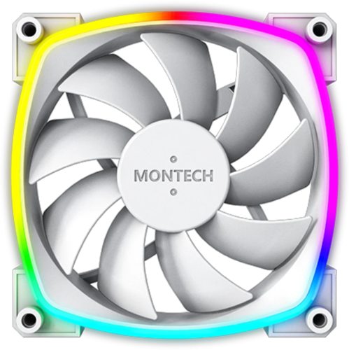 Купить Комплект вентиляторов Montech AX120 [AX120W3P] белый  5620642. Характеристики, отзывы и цены в Донецке