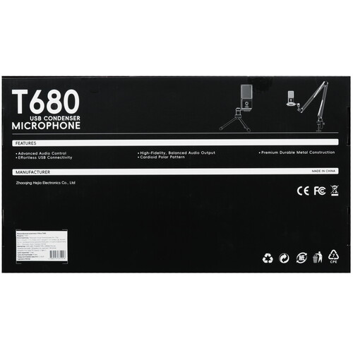 Купить Микрофонный комплект Fifine T680 черный  5609185. Характеристики, отзывы и цены в Донецке