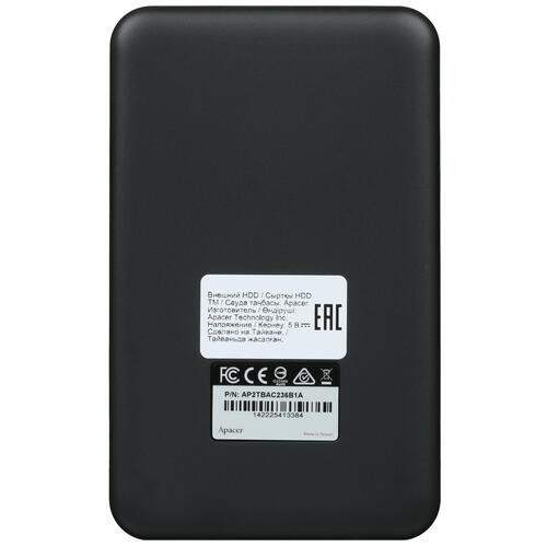 Купить 2 ТБ Внешний HDD Apacer AC236  5054336. Характеристики, отзывы и цены в Донецке