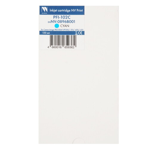 Купить Картридж NV Print PFI-102С голубой  9154180. Характеристики, отзывы и цены в Донецке