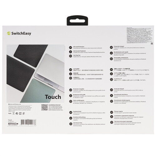 Купить 13.6" Накладка SwitchEasy Touch MacBook Protective Case прозрачный  9122491. Характеристики, отзывы и цены в Донецке