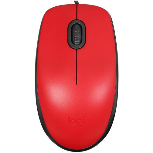 Купить Мышь проводная Logitech M110s Red [910-005501] красный  5074573. Характеристики, отзывы и цены в Донецке