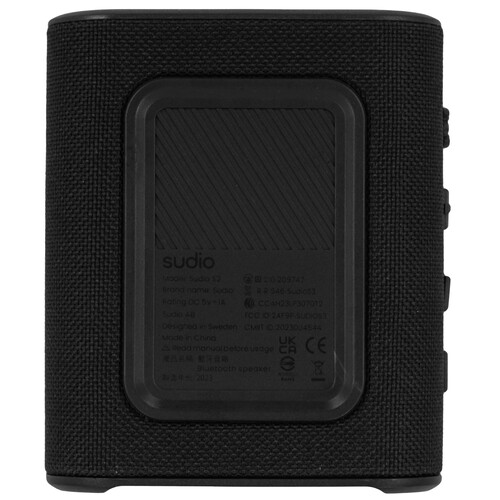 Купить Портативная колонка Sudio S2, черный  9047172. Характеристики, отзывы и цены в Донецке