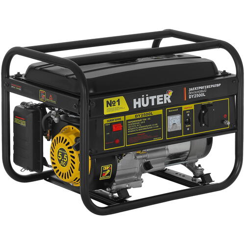 Купить Электрогенератор   бензиновый Huter DY2500L  1021183. Характеристики, отзывы и цены в Донецке