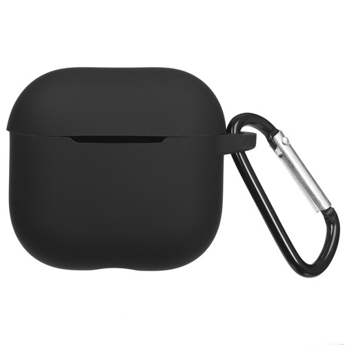 Купить Чехол Borasco для Apple AirPods 4, Apple AirPods 4 ANC, черный  5606697. Характеристики, отзывы и цены в Донецке