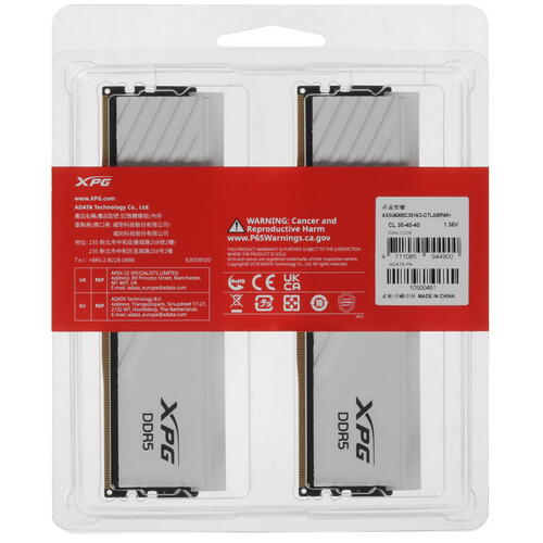 Купить Оперативная память ADATA XPG Lancer Blade RGB [AX5U6000C3016G-DTLABRWH] 32 ГБ  5427597. Характеристики, отзывы и цены в Донецке