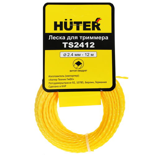 Купить Леска для триммеров Huter TS2412  8173437. Характеристики, отзывы и цены в Донецке