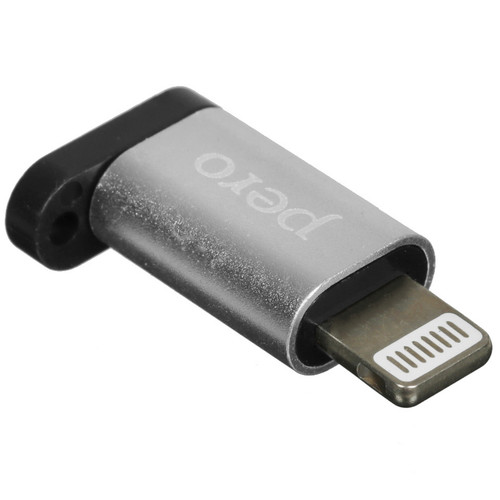 Купить Переходник PERO micro USB-B - Lightning 8-pin серебристый  5474188. Характеристики, отзывы и цены в Донецке
