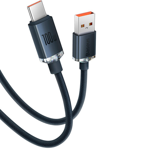 Купить Кабель круглый Baseus USB Type-C - USB 2.0 Type-A черный 1.2 м  9167056. Характеристики, отзывы и цены в Донецке