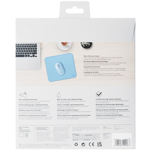Купить Коврик Logitech Mouse Pad Studio Series BLUE GREY  голубой  5005116. Характеристики, отзывы и цены в Донецке