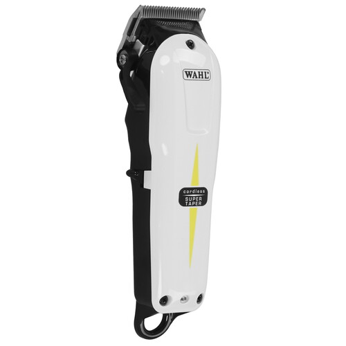 Купить Машинка для стрижки Wahl 3027253 Super Taper Cordless белый/желтый  5636307. Характеристики, отзывы и цены в Донецке