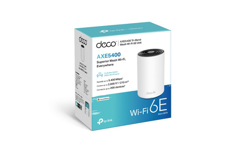 Купить MESH-комплект TP-Link Deco XE75 (1-pack)  9276931. Характеристики, отзывы и цены в Донецке
