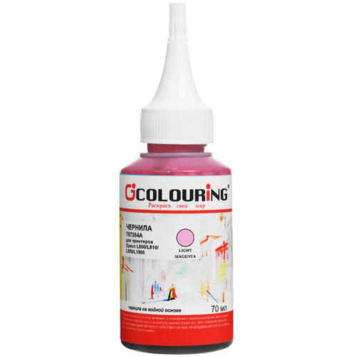 Купить Чернила водорастворимые Colouring [T67364A] светло-пурпурный  4735882. Характеристики, отзывы и цены в Донецке