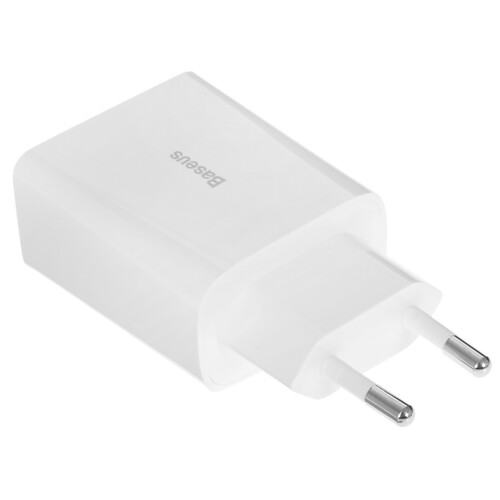 Купить Сетевое зарядное устройство Baseus Speed Mini белый  5072998. Характеристики, отзывы и цены в Донецке