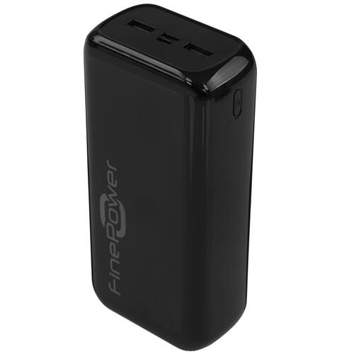 Купить Портативный аккумулятор FinePower Jacked III черный  5094746. Характеристики, отзывы и цены в Донецке