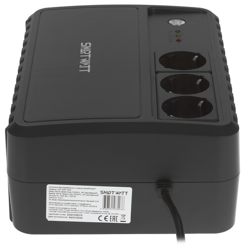 Купить ИБП SMARTWATT UPS SAFE 1000  9095406. Характеристики, отзывы и цены в Донецке