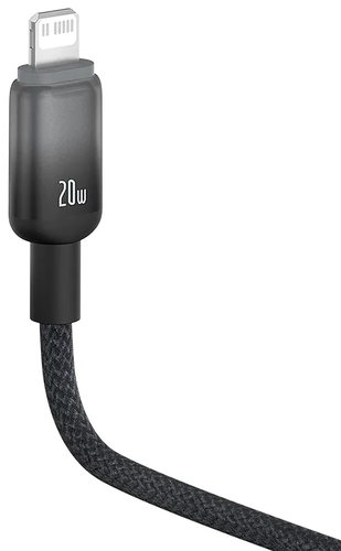 Купить Кабель круглый Baseus Lightning 8-pin - USB Type-C черный 1 м  5627560. Характеристики, отзывы и цены в Донецке