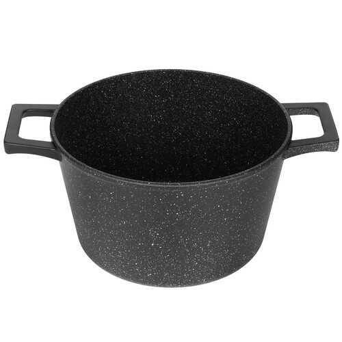 Купить Кастрюля Helper GURMAN GN7450 5 л 24 см черный  9227277. Характеристики, отзывы и цены в Донецке