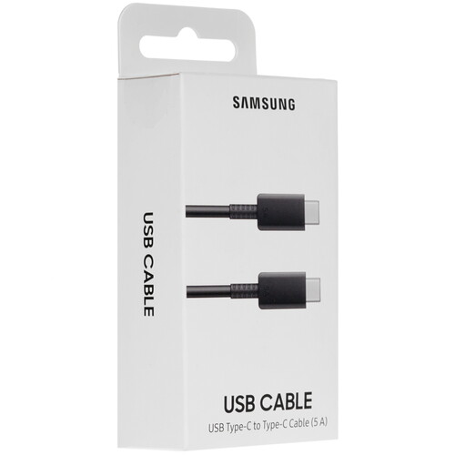 Купить Кабель круглый Samsung USB Type-C - USB Type-C черный 1 м  1381043. Характеристики, отзывы и цены в Донецке