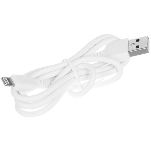 Купить Кабель круглый Hoco Lightning 8-pin - USB 2.0 Type-A белый 1 м  5452379. Характеристики, отзывы и цены в Донецке