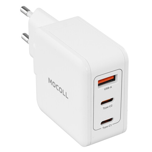 Купить Сетевое зарядное устройство MOCOLL RUI III Series 65W белый  5470426. Характеристики, отзывы и цены в Донецке