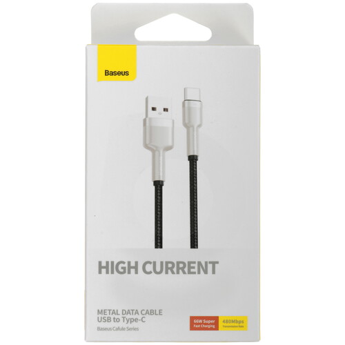 Купить Кабель круглый Baseus USB Type-C - USB 2.0 Type-A черный 2 м  9167141. Характеристики, отзывы и цены в Донецке