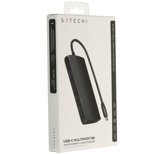 Купить Док-станция Satechi USB-C Multiport Adapter 8K  5470208. Характеристики, отзывы и цены в Донецке