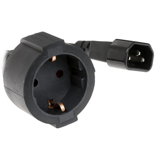 Купить Переходник питания Cablexpert CEE 7/4 - IEC 320 C14  1332888. Характеристики, отзывы и цены в Донецке