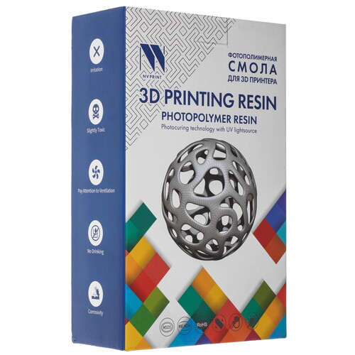Купить Фотополимерная смола NVPRINT Standard Resin Clear  9158658. Характеристики, отзывы и цены в Донецке