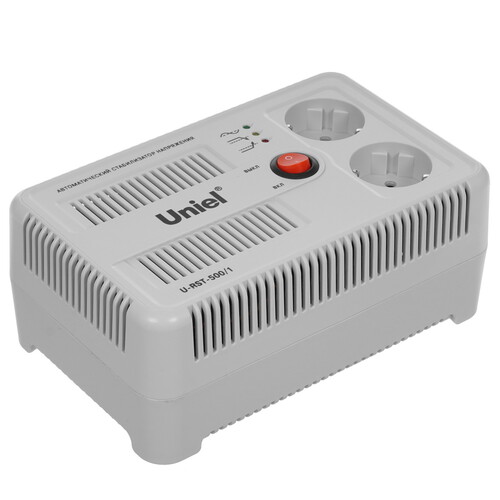 Купить Стабилизатор напряжения Uniel U-RST-500/1  5335180. Характеристики, отзывы и цены в Донецке