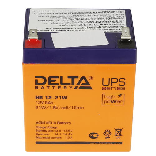 Купить Аккумуляторная батарея для ИБП Delta HR 12-21 W  1184922. Характеристики, отзывы и цены в Донецке