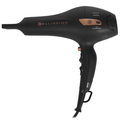 Купить Фен Imetec Bellissima 11848 черный/розовый  9928898. Характеристики, отзывы и цены в Донецке
