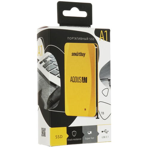 Купить 1000 ГБ Внешний SSD Smartbuy Aqous A1  5312156. Характеристики, отзывы и цены в Донецке