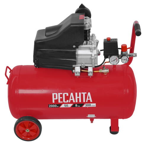 Купить Компрессор поршневой масляный Ресанта КП-50/300М  9944762. Характеристики, отзывы и цены в Донецке