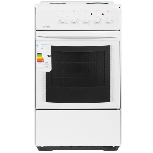 Купить Электрическая плита FLAMA AE 1402 W белый  1027754. Характеристики, отзывы и цены в Донецке