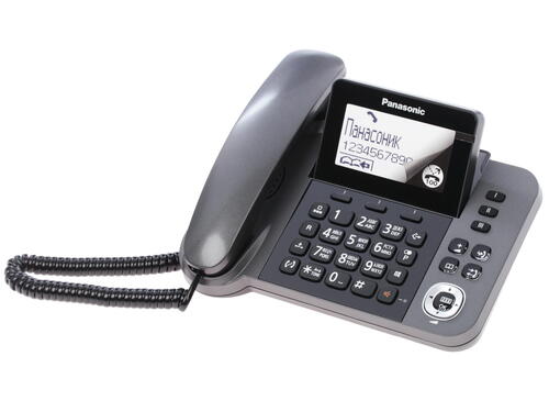 Купить Телефон беспроводной (DECT) Panasonic KX-TGF310RUM  1047137. Характеристики, отзывы и цены в Донецке