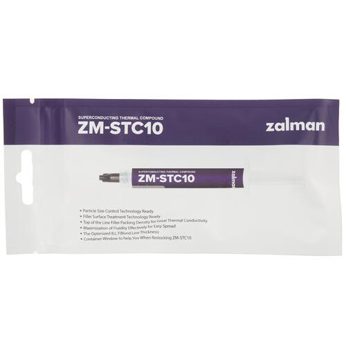 Купить Термопаста ZALMAN ZM-STС10  5447888. Характеристики, отзывы и цены в Донецке