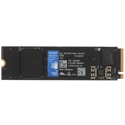 Купить 2000 ГБ M.2 NVMe накопитель WD Blue SN5000  5638057. Характеристики, отзывы и цены в Донецке
