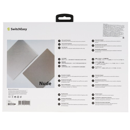 Купить 13.6" Накладка SwitchEasy Nude MacBook Protective Case прозрачный  9122489. Характеристики, отзывы и цены в Донецке