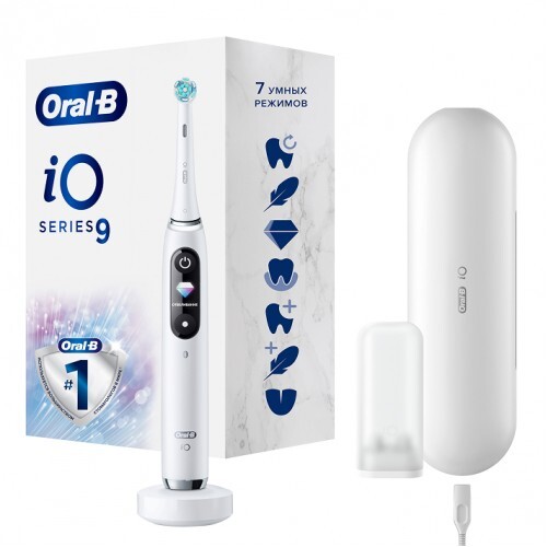 Купить Электрическая зубная щетка ORAL-B iO Series 9/iOM9 белый  5644036. Характеристики, отзывы и цены в Донецке