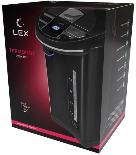 Купить Термопот LEX LXTP 3611 черный  9903506. Характеристики, отзывы и цены в Донецке