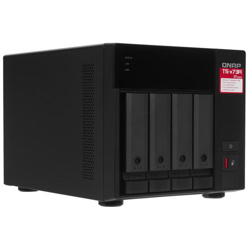 Купить Сетевое хранилище (NAS) QNAP TS-473A-8G  5357048. Характеристики, отзывы и цены в Донецке