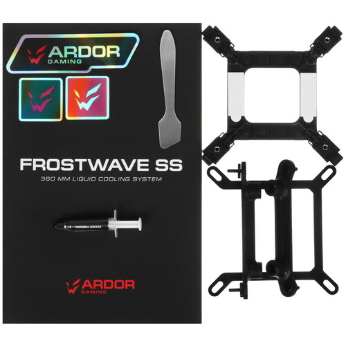 Купить Система охлаждения ARDOR GAMING Frostwave 360 SS черная  5437457. Характеристики, отзывы и цены в Донецке