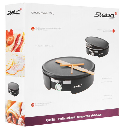 Купить Блинница настольная Steba CR 36 черный  5363025. Характеристики, отзывы и цены в Донецке